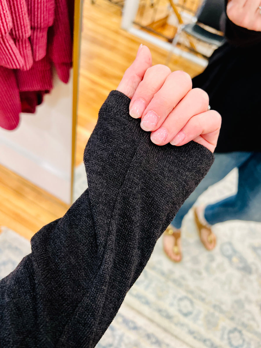 Turtleneck Tunic- Black FINAL SALE