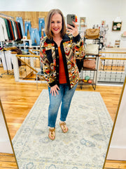 Aztec Print Shacket