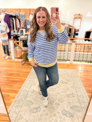 Stripes Love Slouchy Sweater