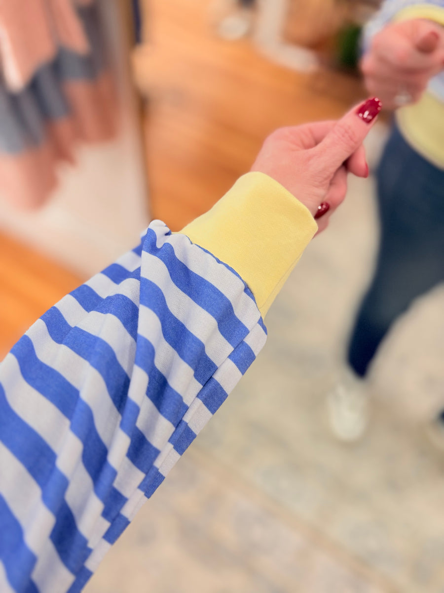 Stripes Love Slouchy Sweater