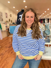 Stripes Love Slouchy Sweater