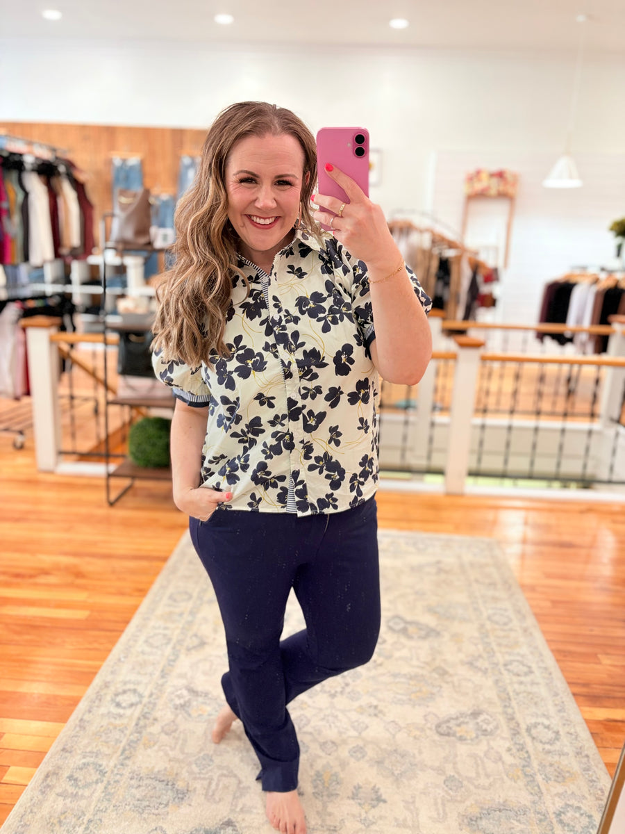 The Monday Pant- Navy