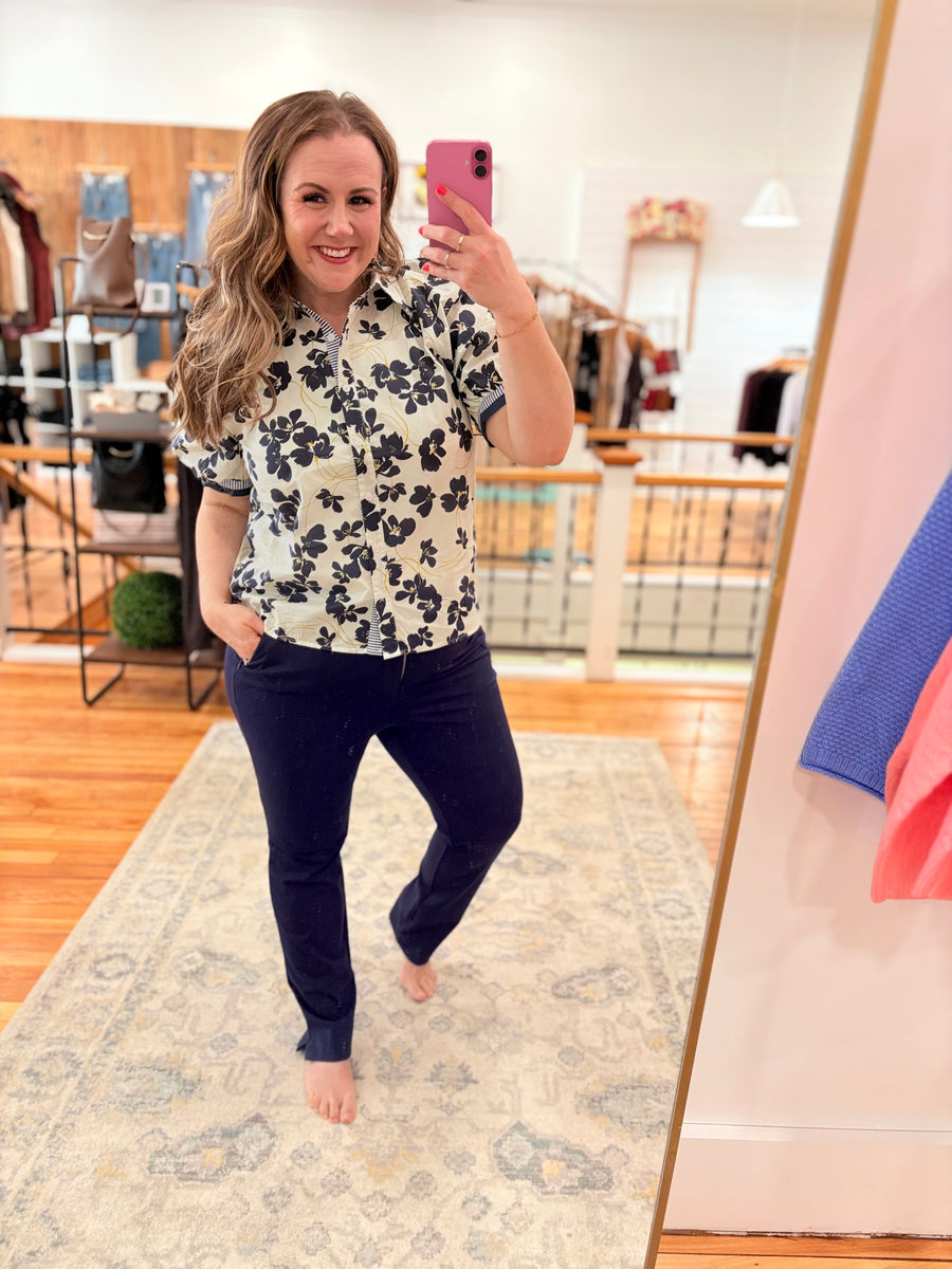 The Monday Pant- Navy