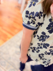 Coco Cabana Button Down- Navy