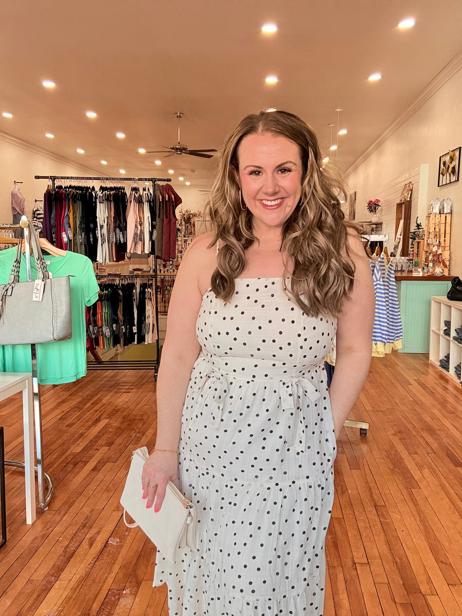 Polka Dot Midi Dress