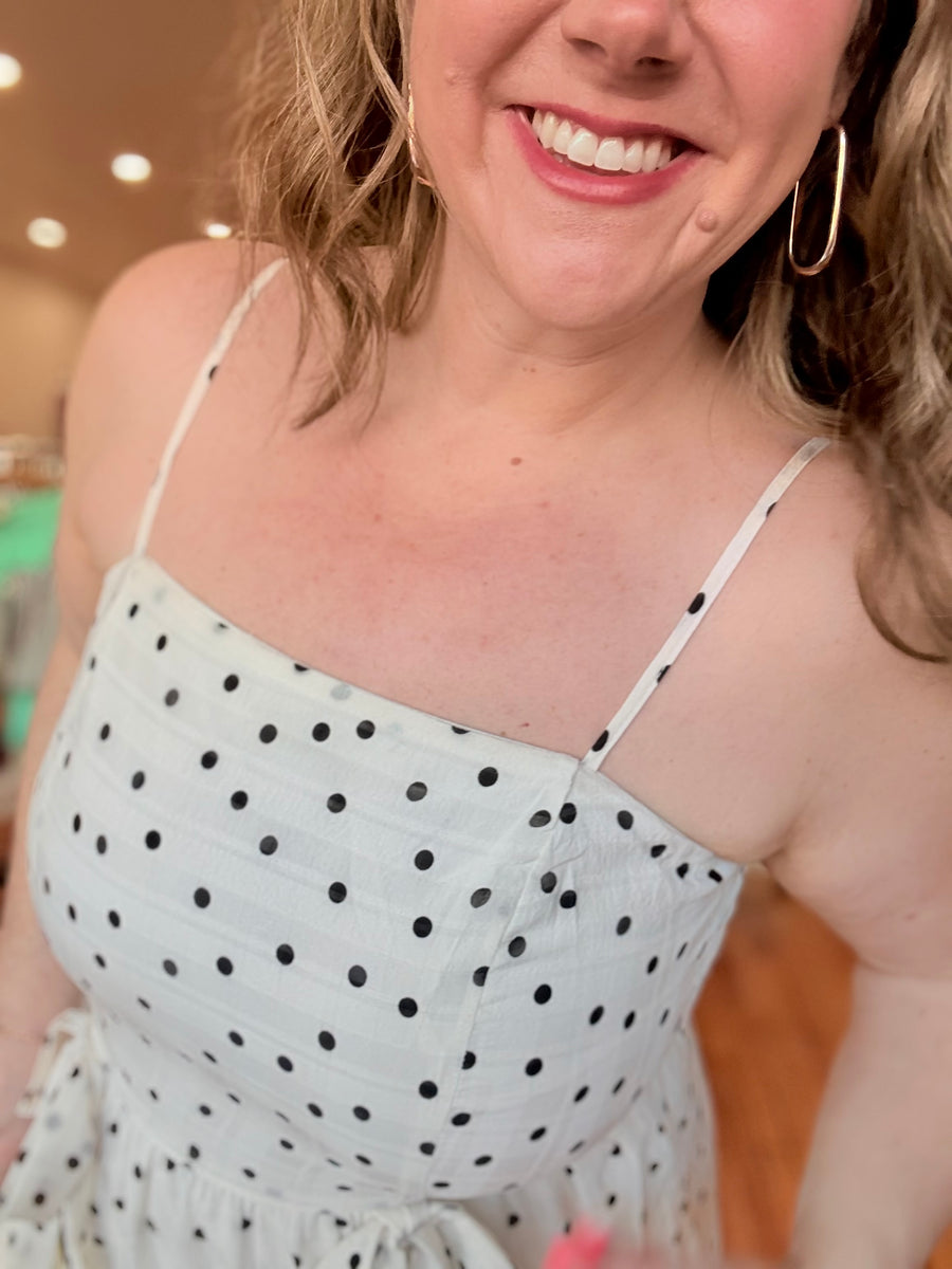 Polka Dot Midi Dress