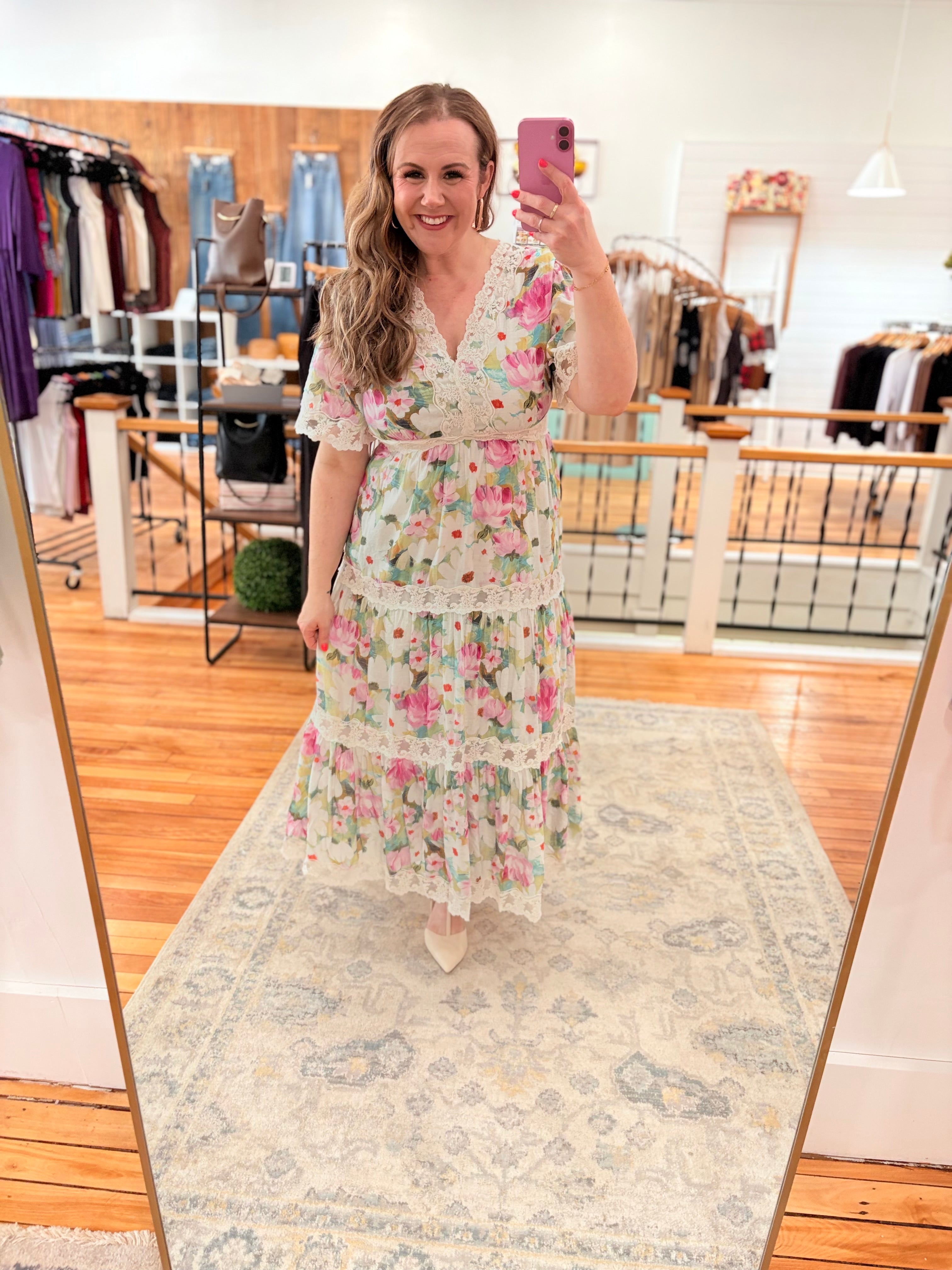 Water Color Maxi- Orchid Floral
