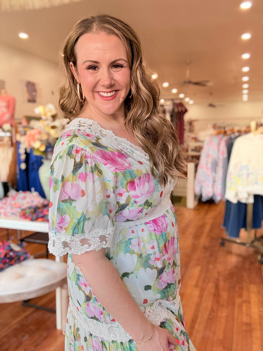 Water Color Maxi- Orchid Floral