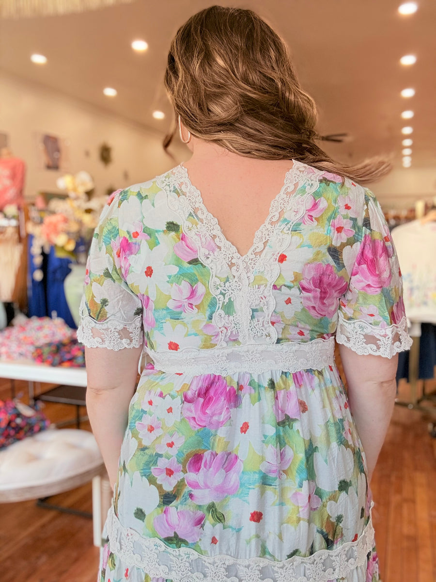 Water Color Maxi- Orchid Floral