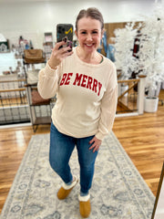Be Merry Urban Ribbed- Ivory FINAL SALE