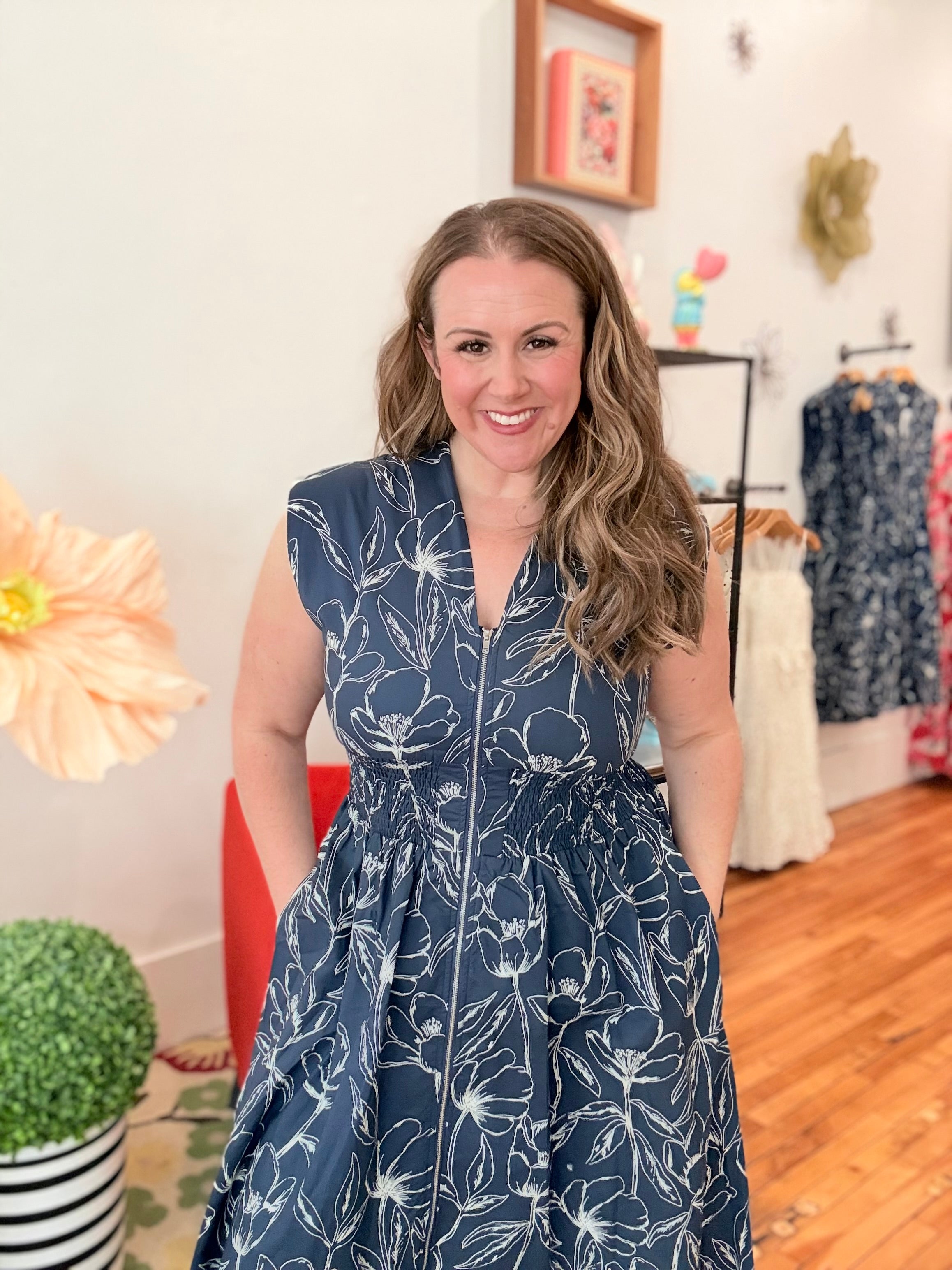 Tropical Storm Midi Dress