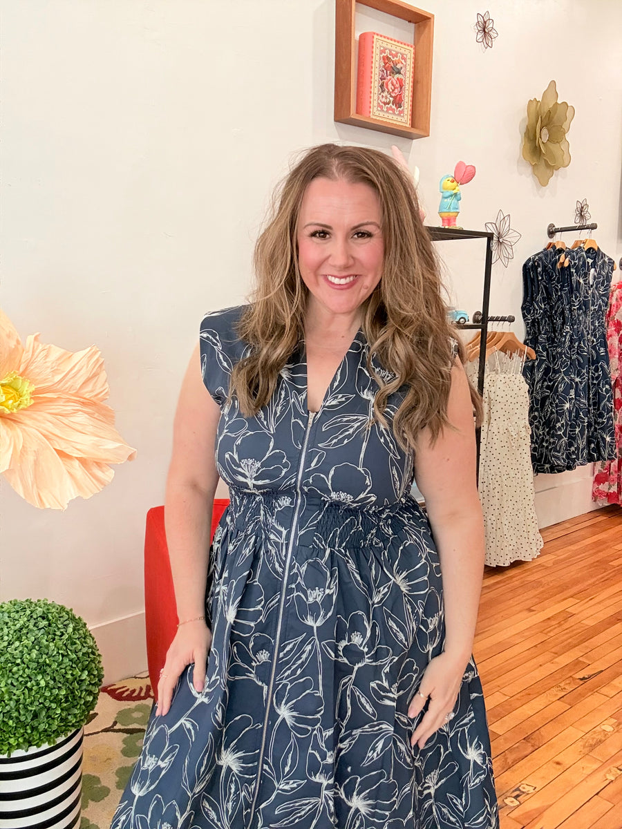 Tropical Storm Midi Dress