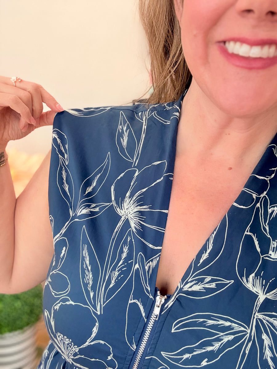Tropical Storm Midi Dress