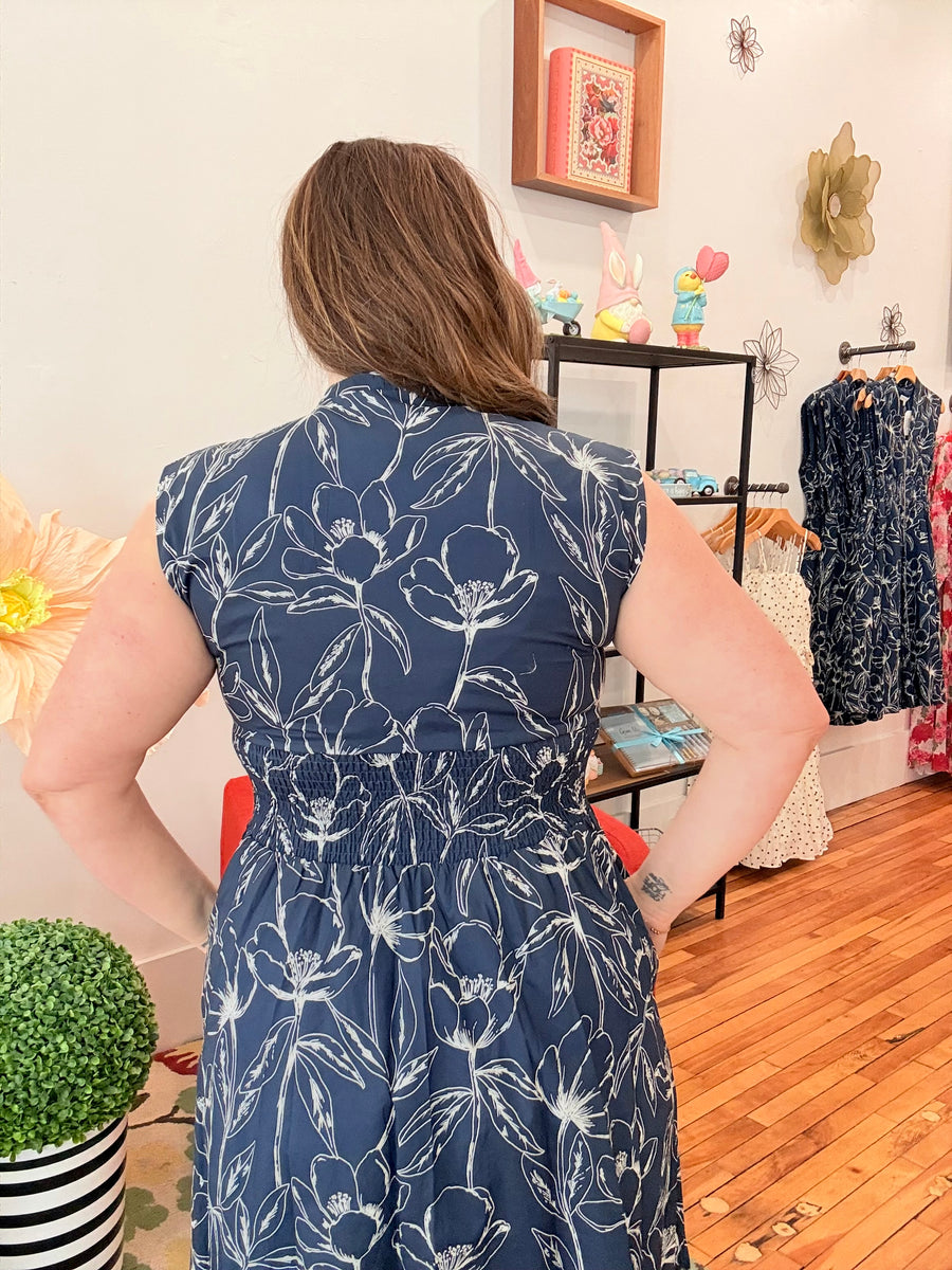 Tropical Storm Midi Dress