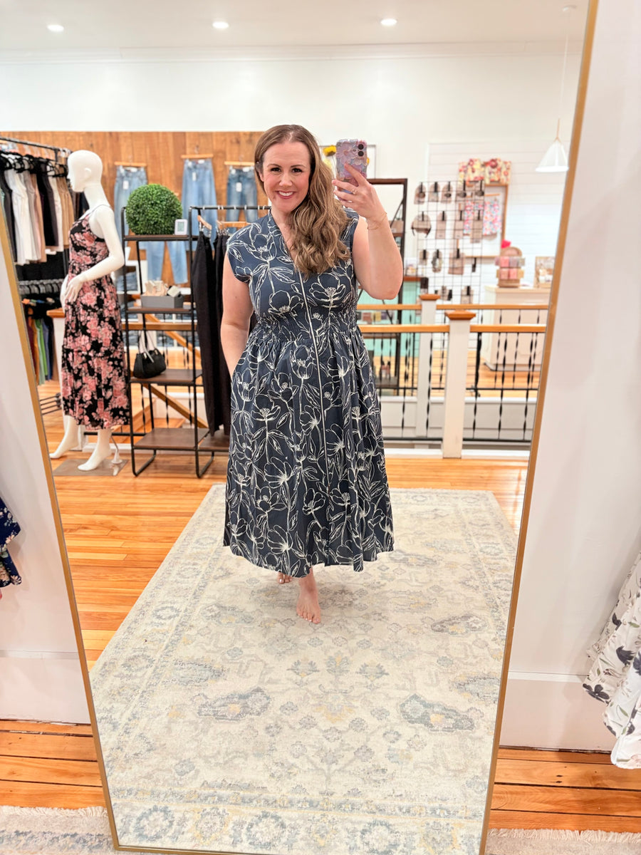 Tropical Storm Midi Dress