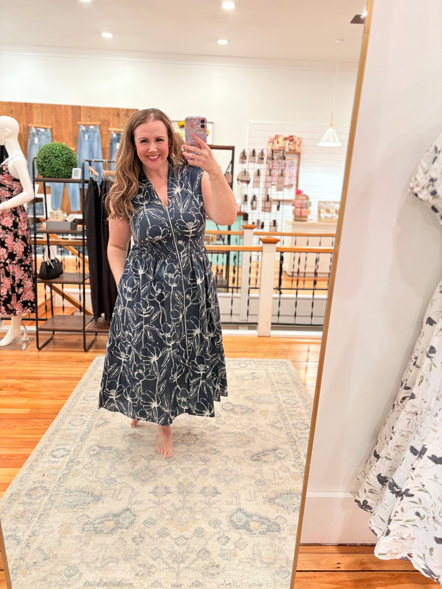 Tropical Storm Midi Dress