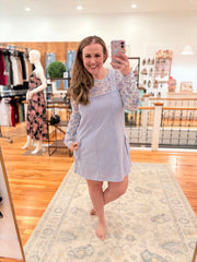Spring Millie Overall Dress- Purple