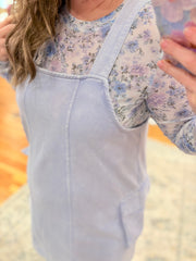 Spring Millie Overall Dress- Purple