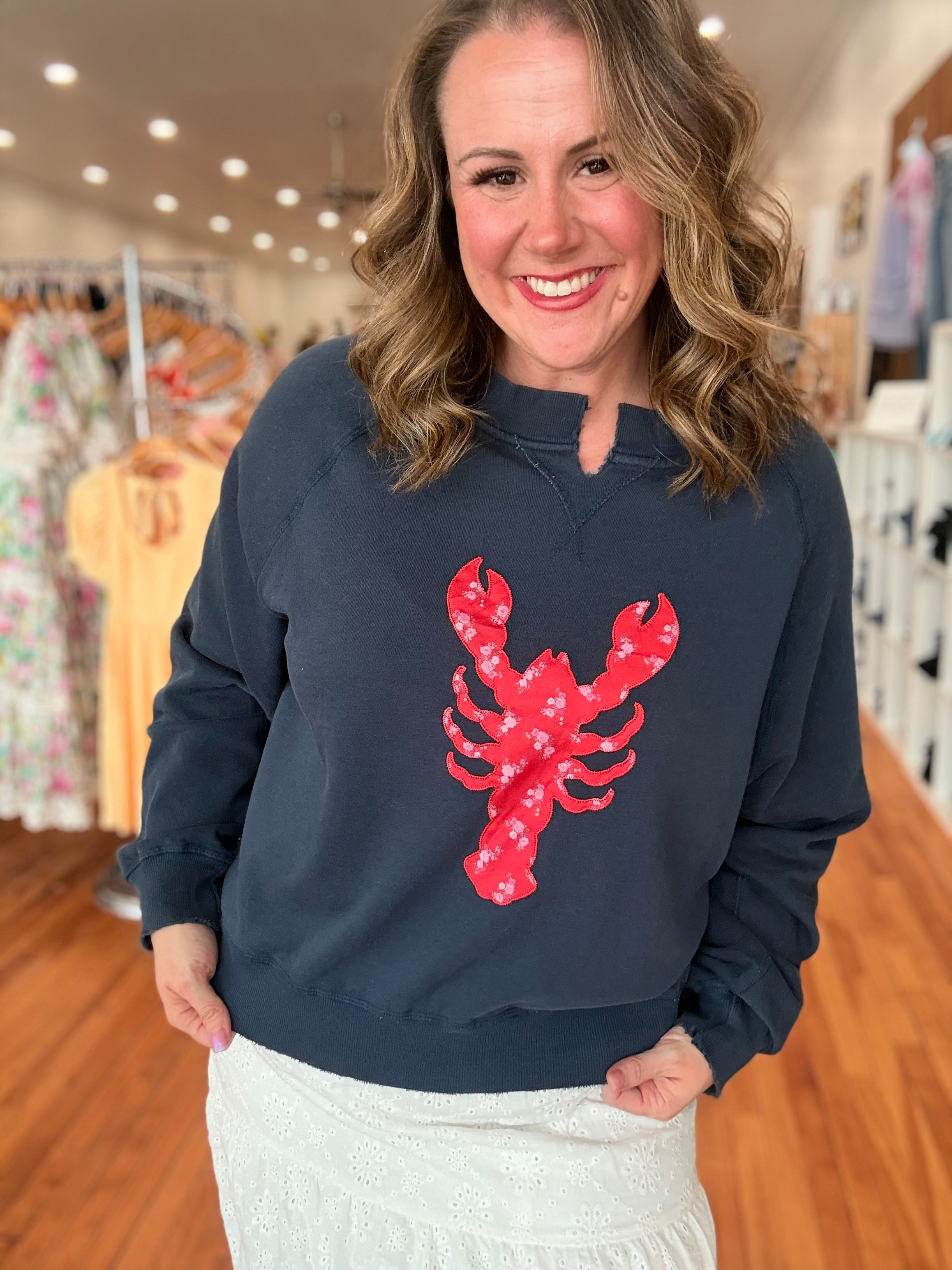 Lobster Crewneck Sweater