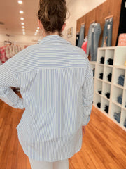 Striped Button Up Tunic