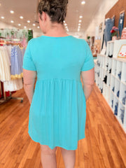 Babydoll Dress- Mint