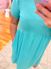 Babydoll Dress- Mint