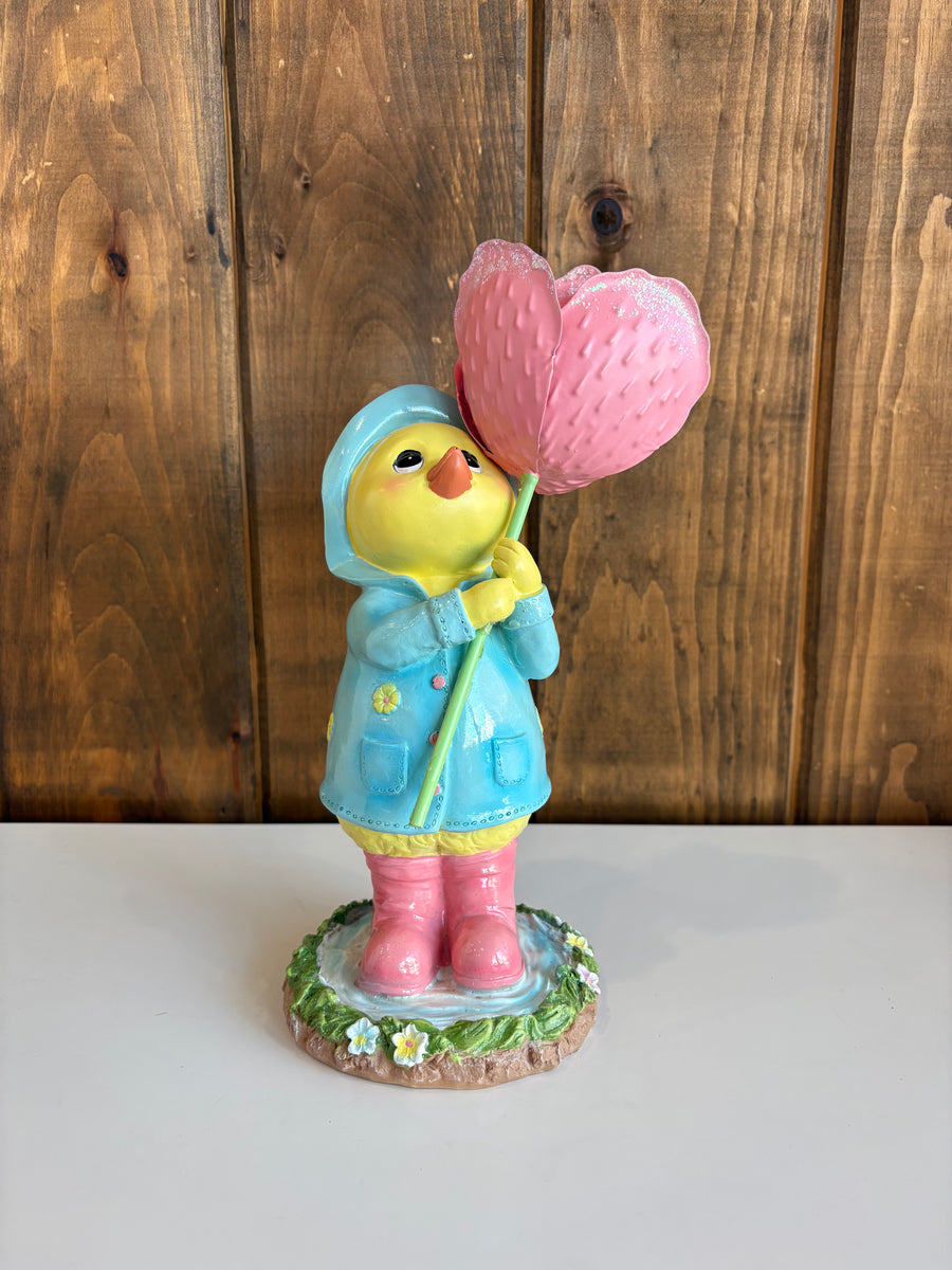 Duck with Sparkly Metal Tulip