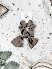 WAREHOUSE Satin Bow Scrunchie