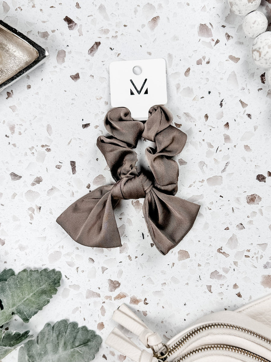 WAREHOUSE Satin Bow Scrunchie