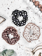 WAREHOUSE Boho Floral Scrunchie Trio