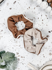 WAREHOUSE Neutral Duo Scrunchies
