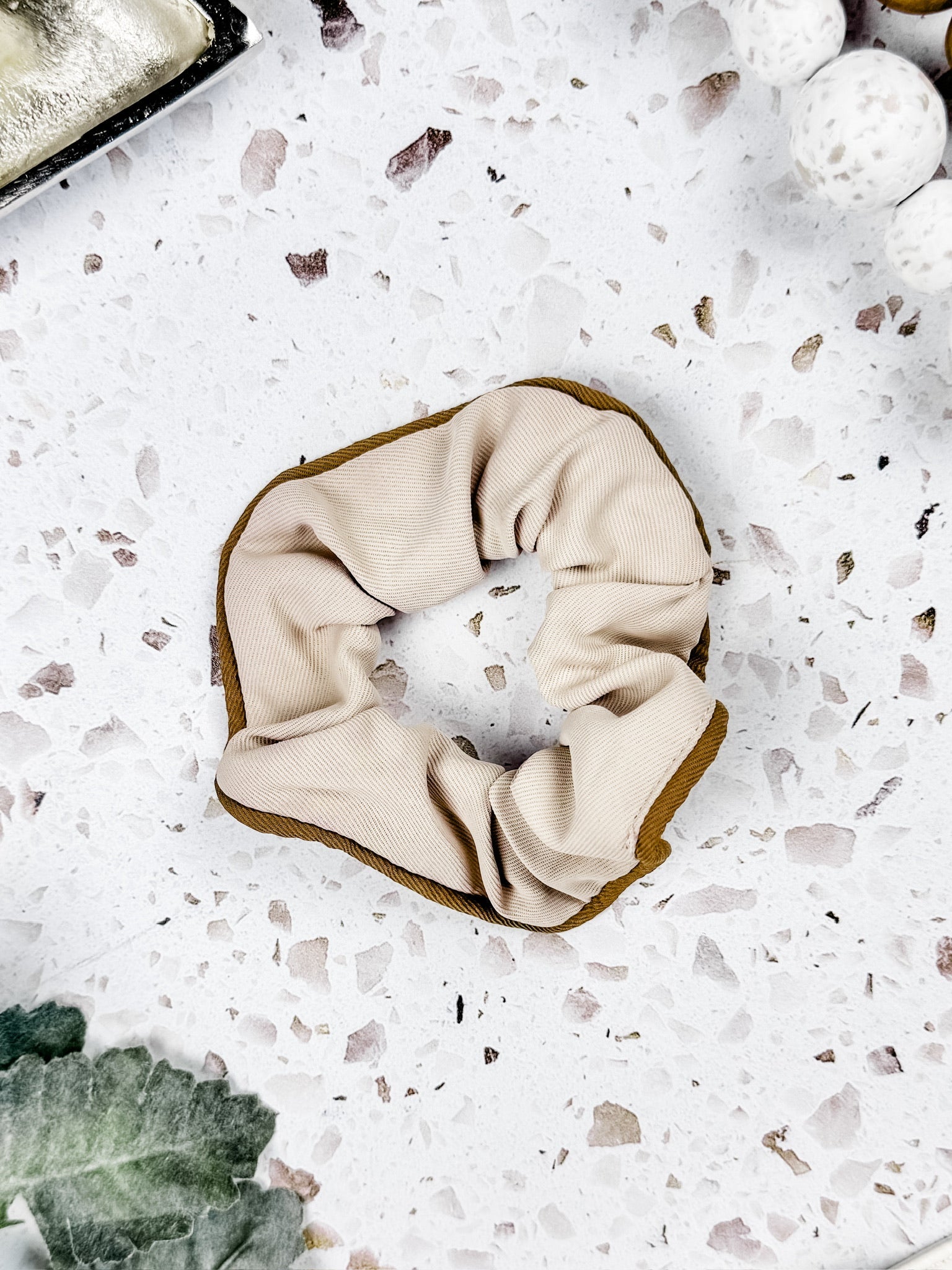 WAREHOUSE Neutral Duo Scrunchies