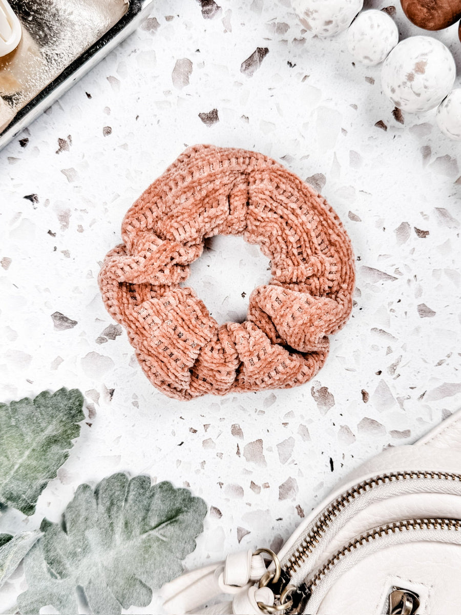 WAREHOUSE Chenille Scrunchie Trio
