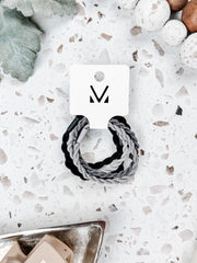 WAREHOUSE Black and Grey Hair Tie Sets