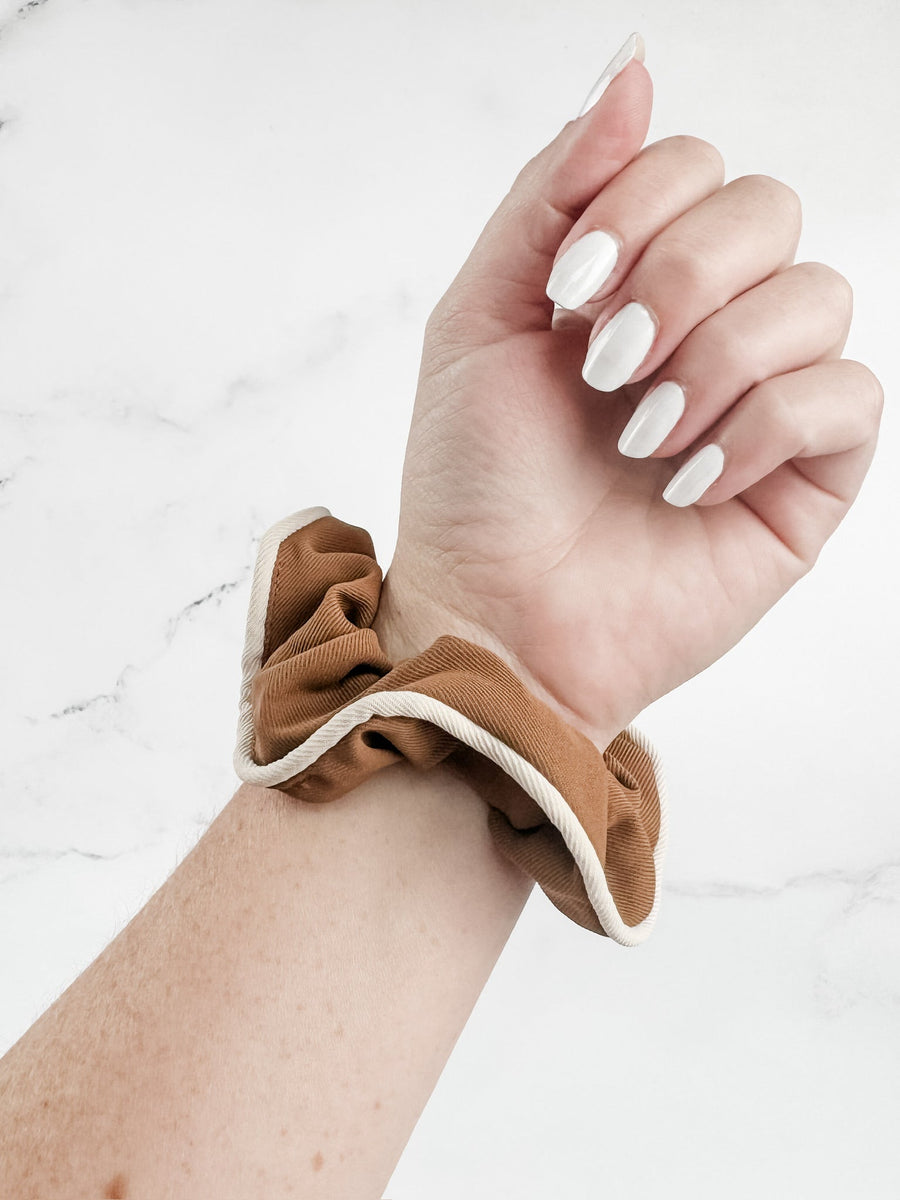 WAREHOUSE Neutral Duo Scrunchies