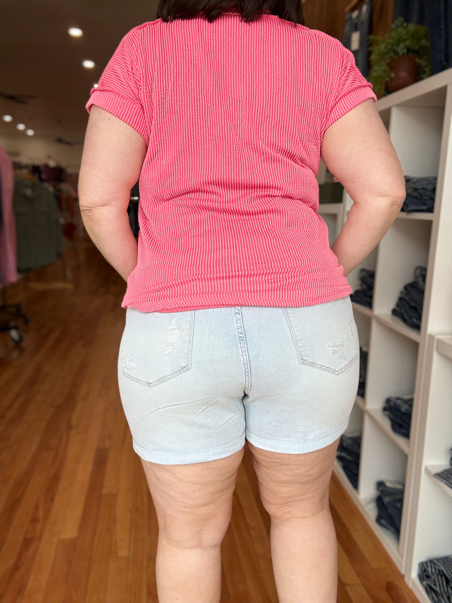 Southwest Patch Cuffed Shorts
