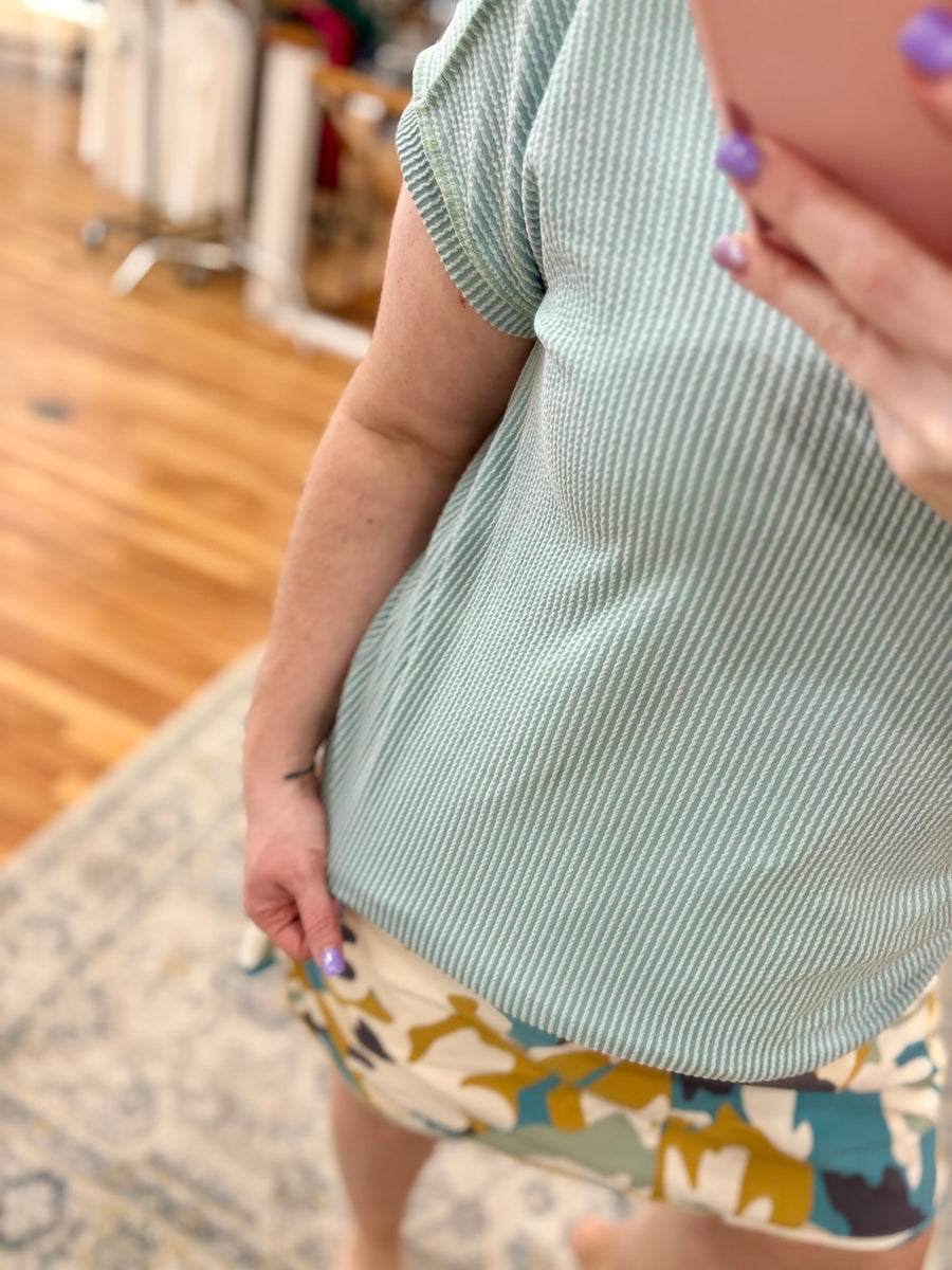 Dolphin Hem Skort with Knit Under Short- Modern Camo
