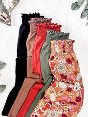 WAREHOUSE Presley Palazzo Pants - Brick