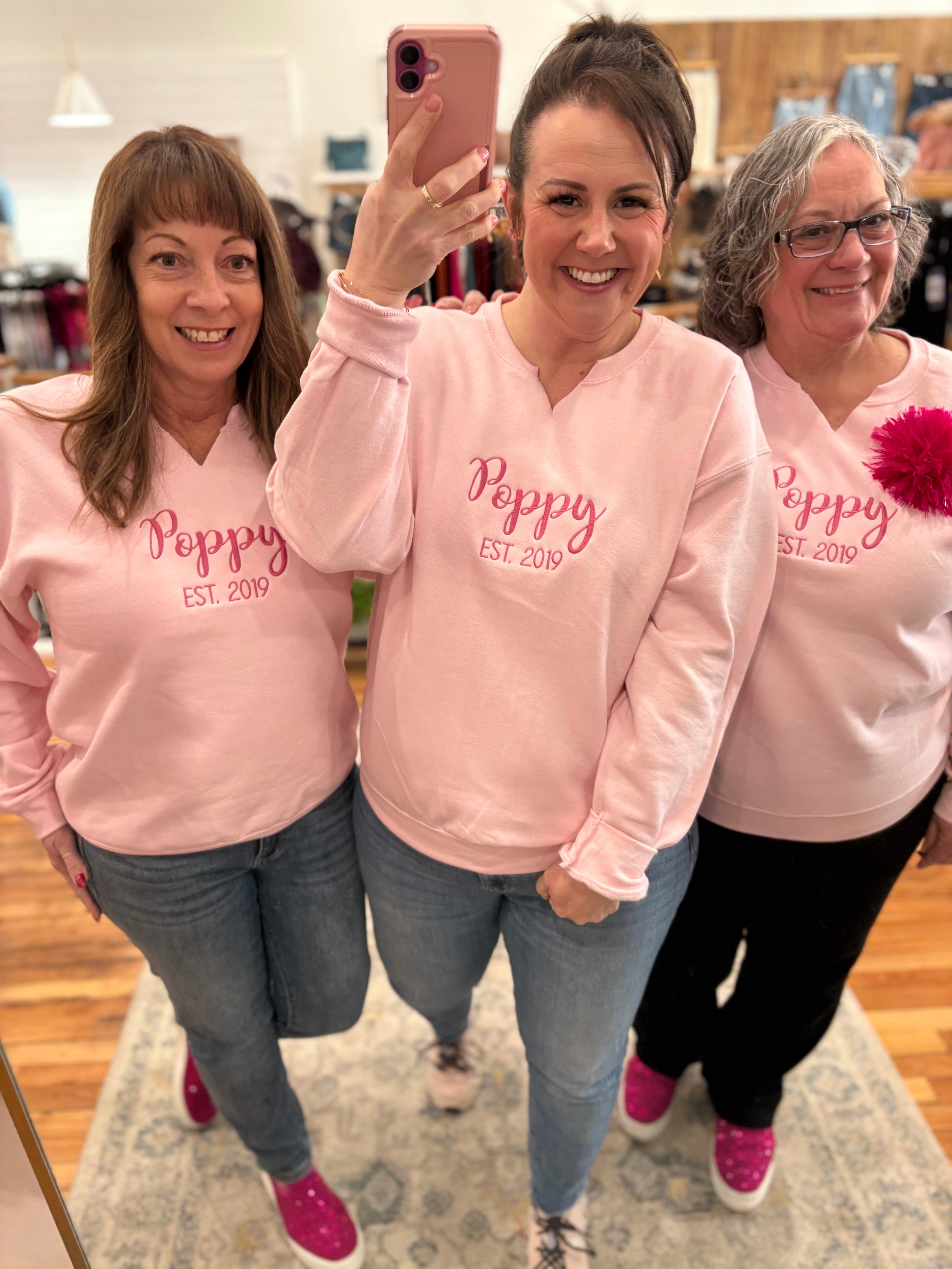 Custom Poppy Anniversary Pullover