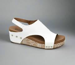 Volta Wedge- White Combo