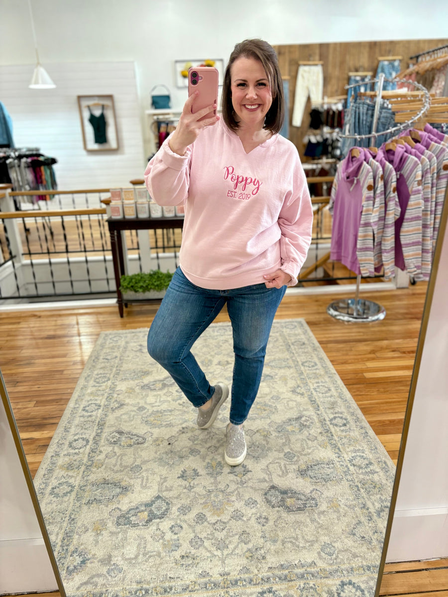 Custom Poppy Anniversary Pullover
