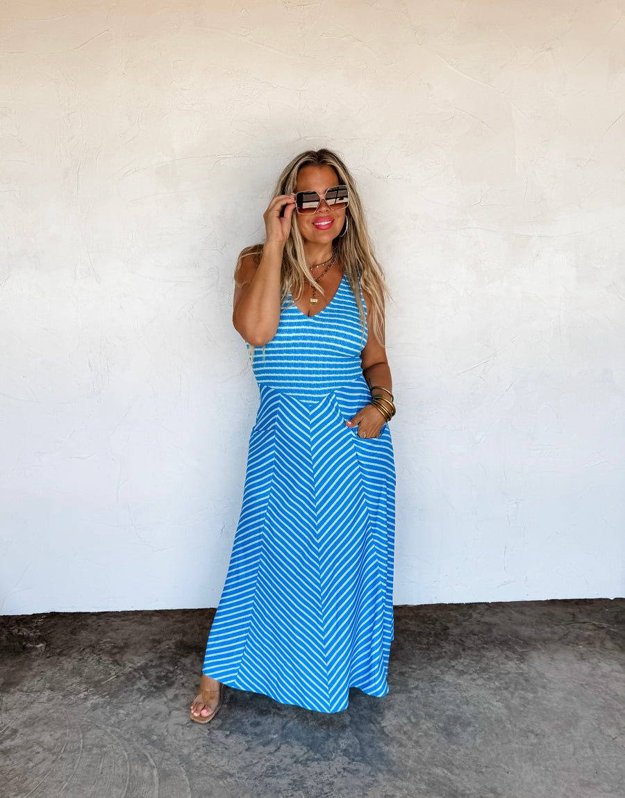 *PREORDER*- Luciana Stripe Dress