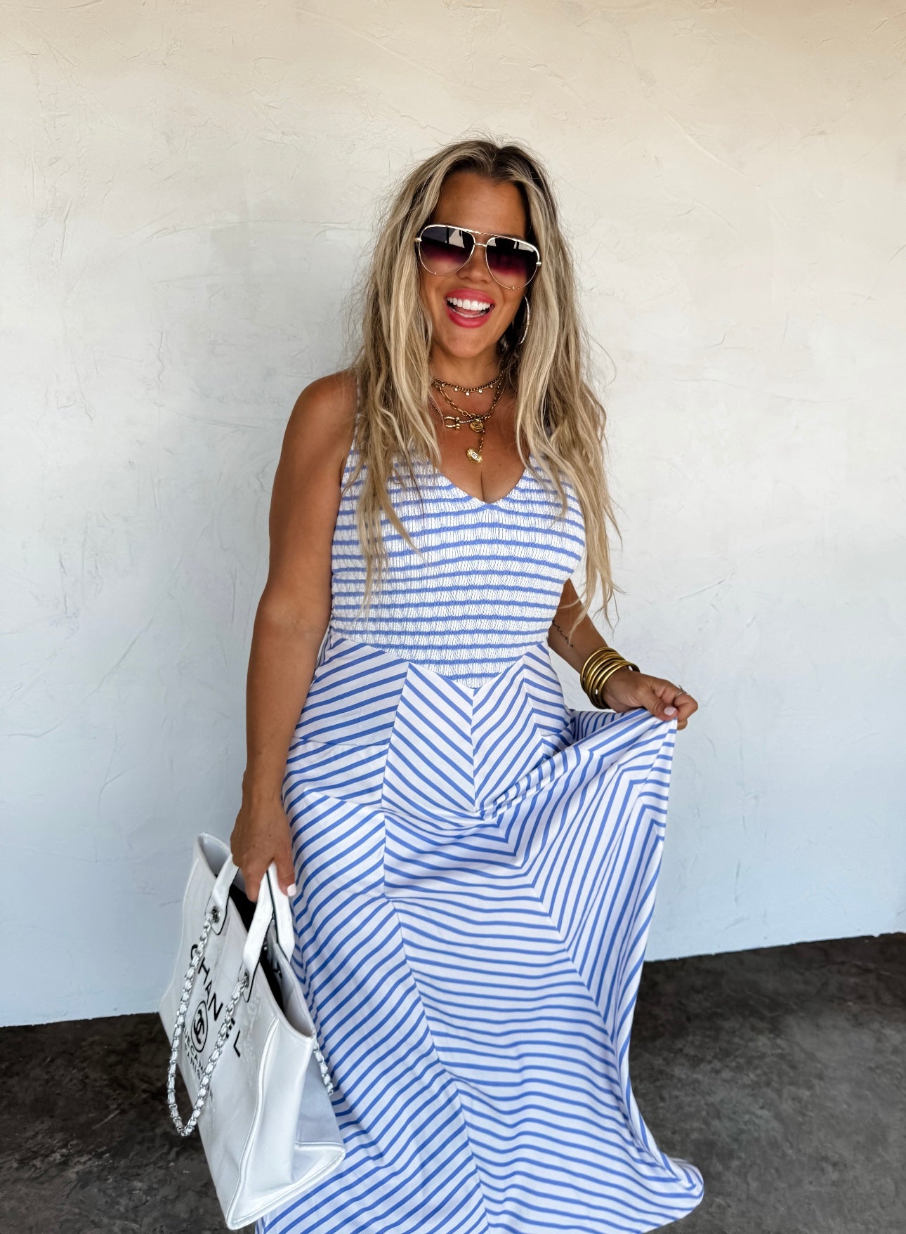 *PREORDER*- Luciana Stripe Dress