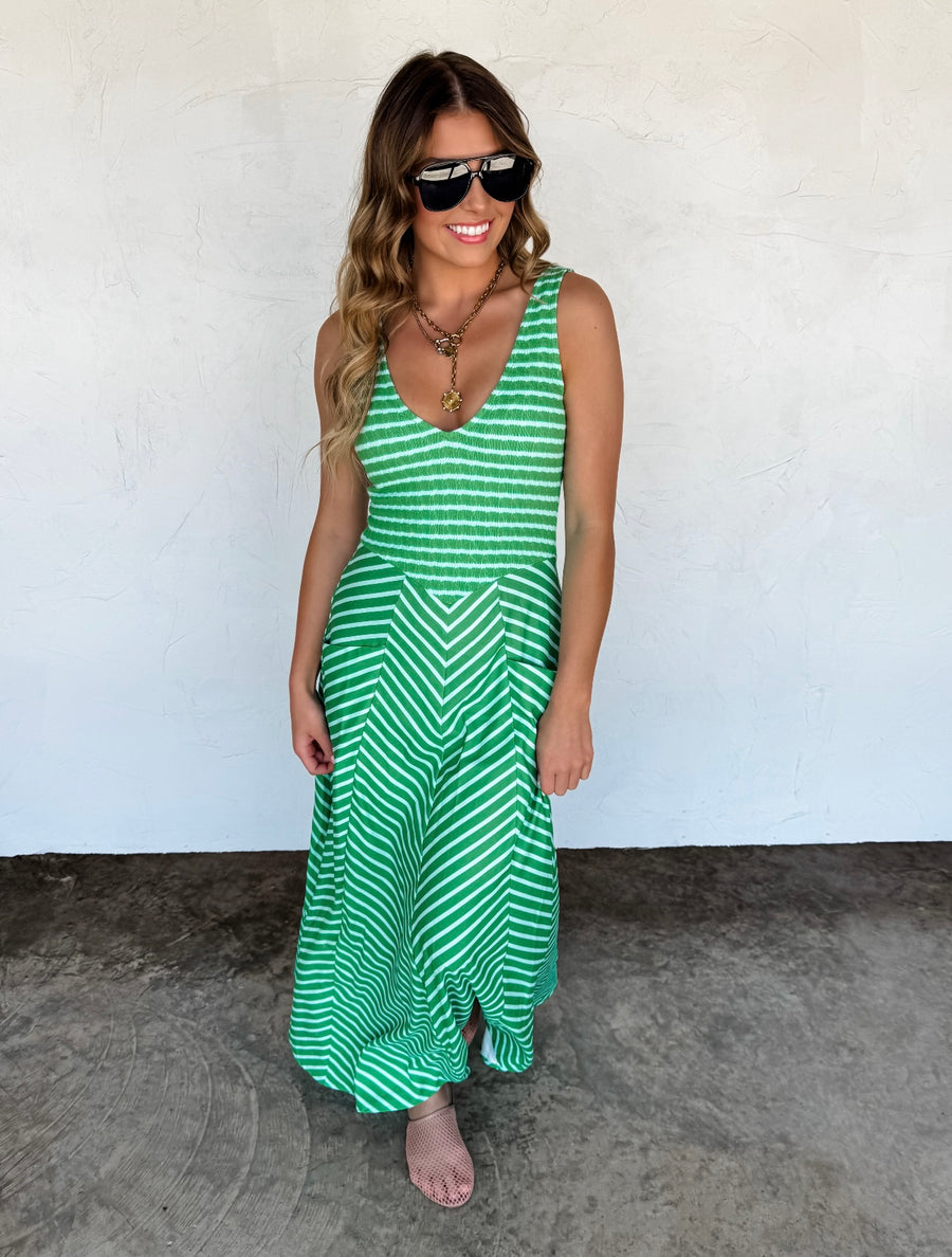 *PREORDER*- Luciana Stripe Dress