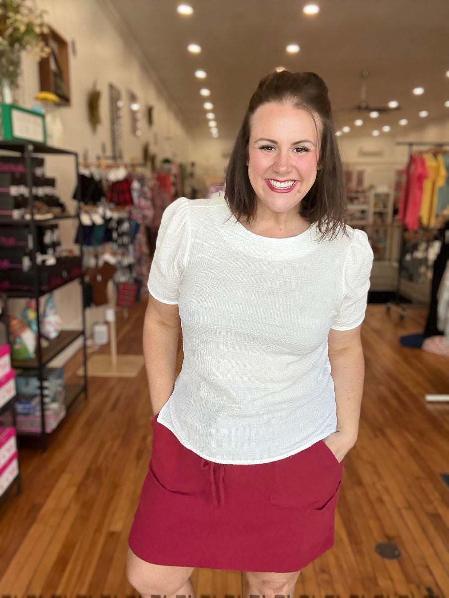 Classic Ivory Blouse