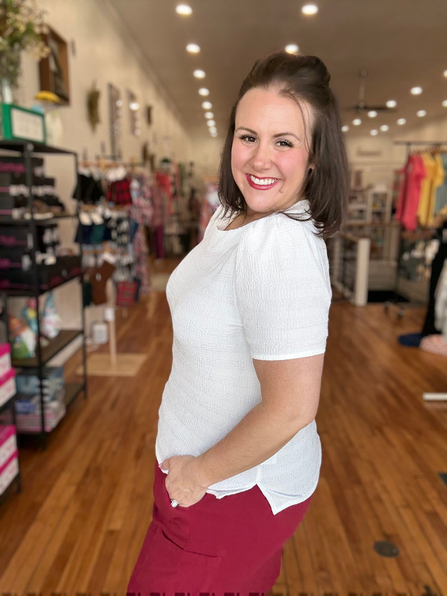 Classic Ivory Blouse