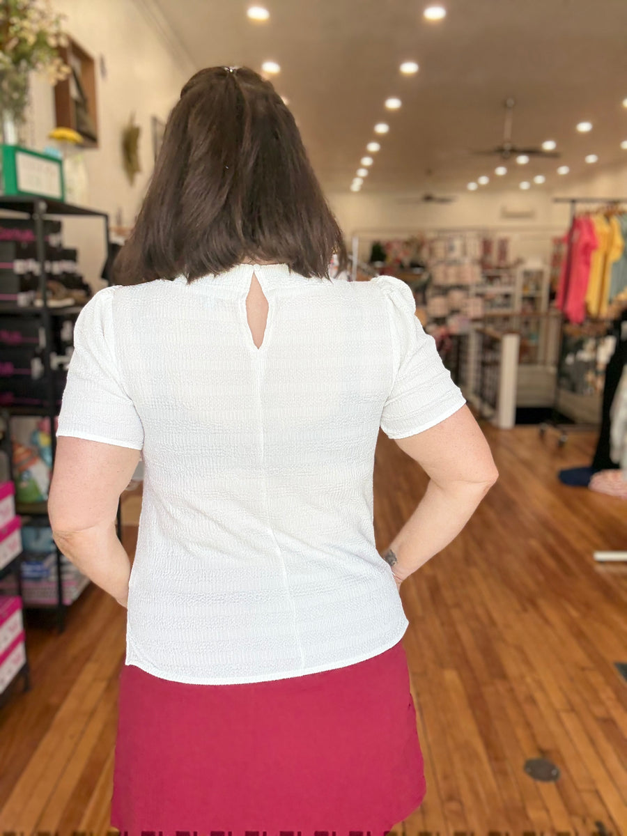 Classic Ivory Blouse