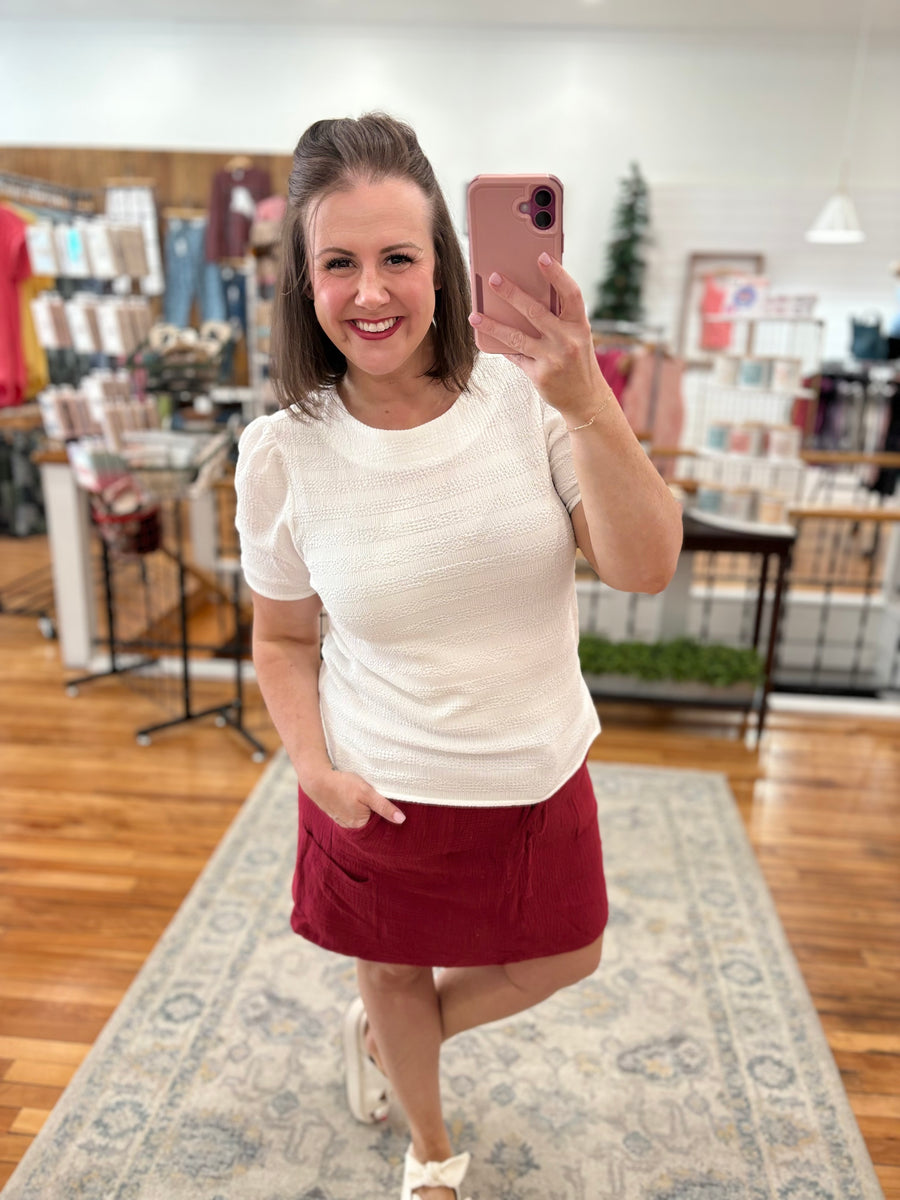 Classic Ivory Blouse