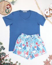 WAREHOUSE ONLY Sophie Top - Winter Blue