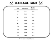 IN STOCK Lexi Lace Tank - Orange FINAL SALE